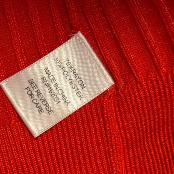 Tint & Shadow Womans Ribbed V-Neck Cardigan With Gold Buttons Sz  3X - Picture 5 of 12